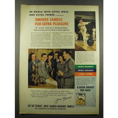 1940 Camel Cigarettes Ad - Joe Norris