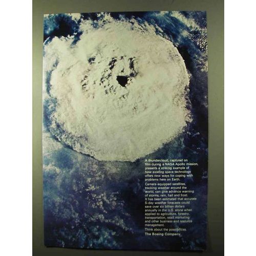 1970 Boeing Company Ad - Thundercloud Captured
