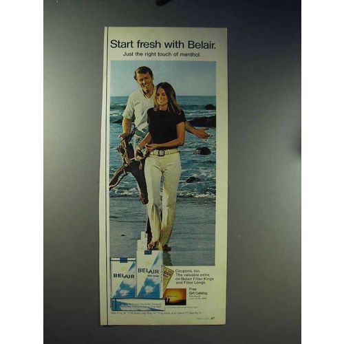 1971 Belair Cigarettes Ad - Fresh