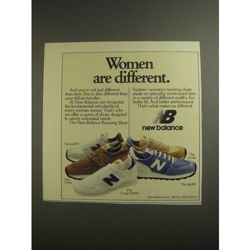 1984 New Balance Running Shoes Ad - 660W 770W 555W