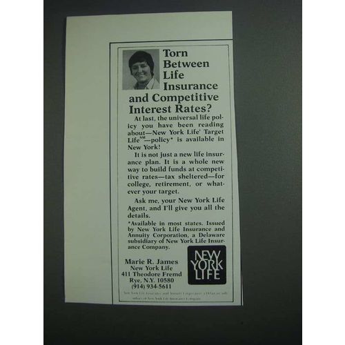 1984 New York Life Insurance Ad - Torn Between