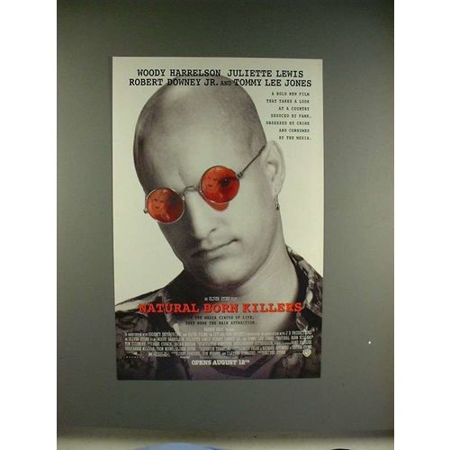 1994 Natural Born Killers Movie Ad - Woody Harrelson
