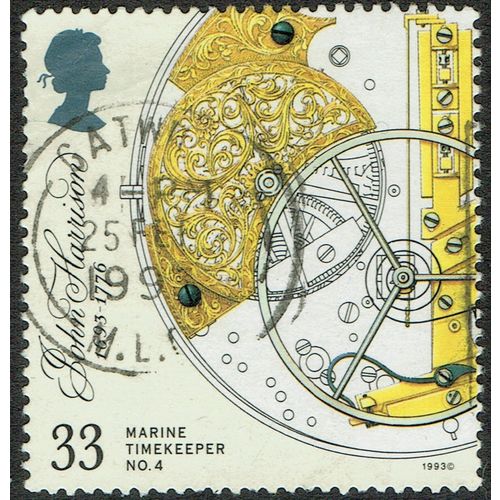 1993 300th Birth Anniversary John Harrison 33p Multicoloured SG1656 FU