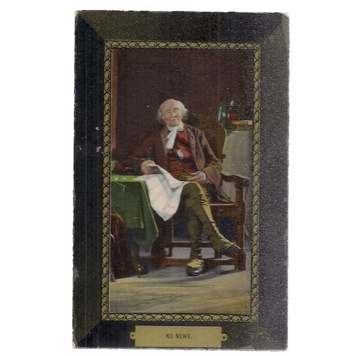 NO NEWS.. , unused antique postcard published by Max Ettlinger /