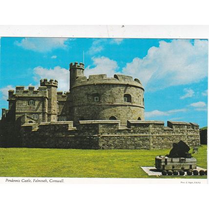 Pendennis Castle Falmouth Cornwall Postcard unused VGC