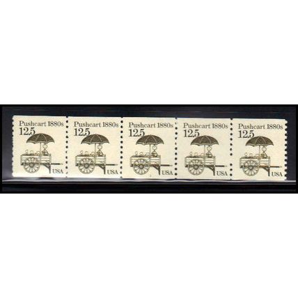 2133 12.5c Pushcart Fine MNH Dry Gum PNC 1/5 X2199