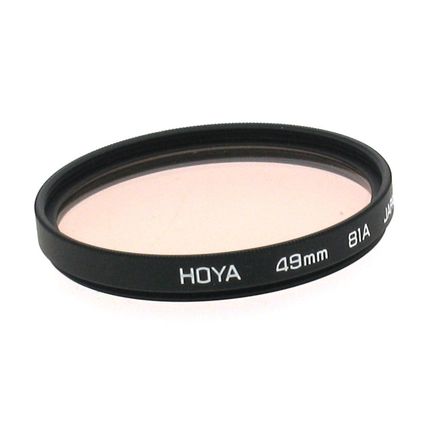 Hoya 49mm 81A Filter