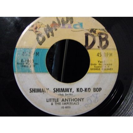 Little Anthony-Shimmy, Shimmy, Ko-Ko Bop / I'm Still In Love With -45rpm-1957-VG