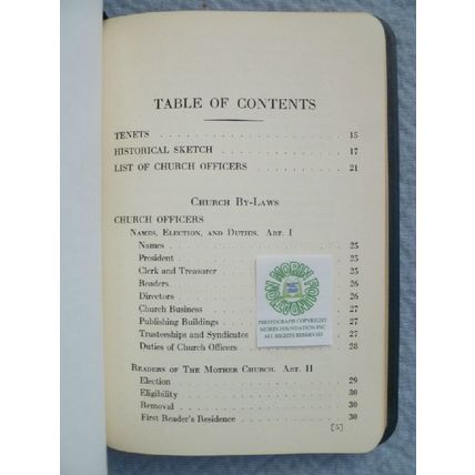 2 ANTIQUARIAN CHRISTIAN SCIENCE BOOKS CHURCH MANUAL & MISCELLANY MARY BAKER EDDY