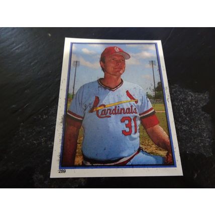 1983 Topps Stickers # 289 Bob Forsch Very Good-Excellent (4) St Louis Cardinals