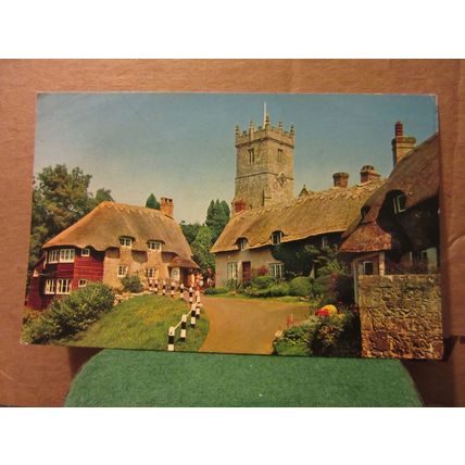 GODSHILL CHURCH, Isle of Wight used postcard by Constance 1980 pm =