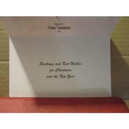 MERRY CHRISTMAS SCOTTISH BLUEBIRD COACH IN BIRMINGHAM new condition + envelop =