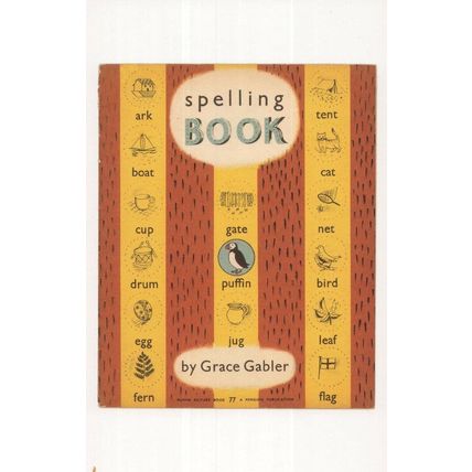 Spelling Book by Grace Gabler 1948 Puffin Book Pstcard