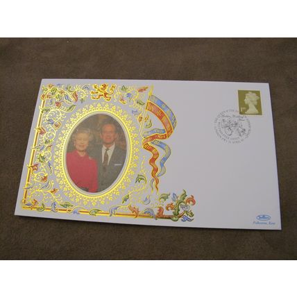 Benham 1997 GB Cover -Queen Elizabeth, Prince Phillip Golden Wedding Anniversary