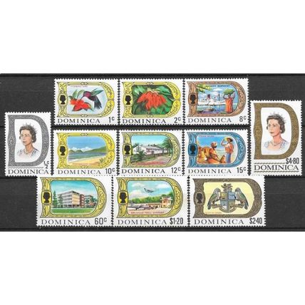 Dominica ( Dominique ) N° 263 264 265 270 273 278 279 280 YVERT NEUF * ( MLH )