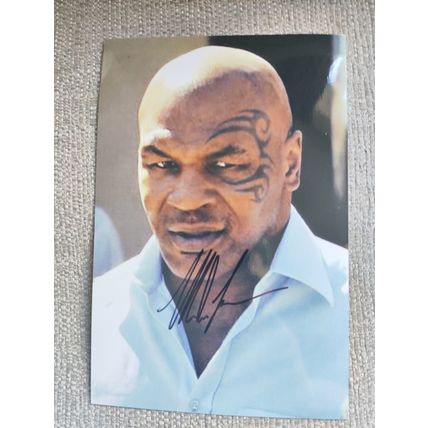 Genuine, Signed, 6"x9" Photo, Mike Tyson (Boxing, Sportsman, Films) Plus COA