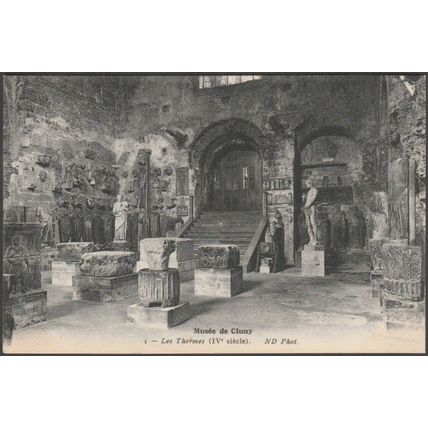 Les Thermes, Musée de Cluny, Paris, c.1905 - Neurdein CPA ND1