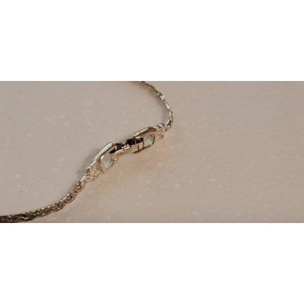 Silver Tone Pave Crystal Choker Necklace