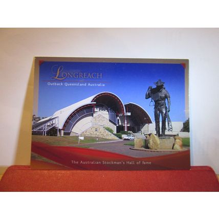 LONGREACH, OUTBACK, QUEENSLAND, AUSTRALIA used postcard. dated 2011 =