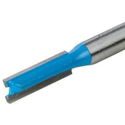 STRAIGHT METRIC CUTTER 1/4" 6mm x 20mm TCT Woodworking Single Fluted Router Bit
