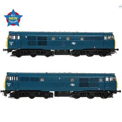 Bachmann 35-805 Class 31/1 31123 BR Blue - NEW
