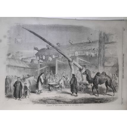 Tea-house at Pekin - Illustrated London News, February 23, 1861