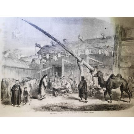 Tea-house at Pekin - Illustrated London News, February 23, 1861