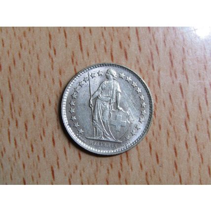 Switzerland 1956 Silver 1/2 Half Franc Coin