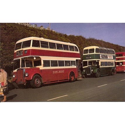 Pike Cards - Colour Postcard of East Kent Road Car Co. Ltd. - CJG 959
