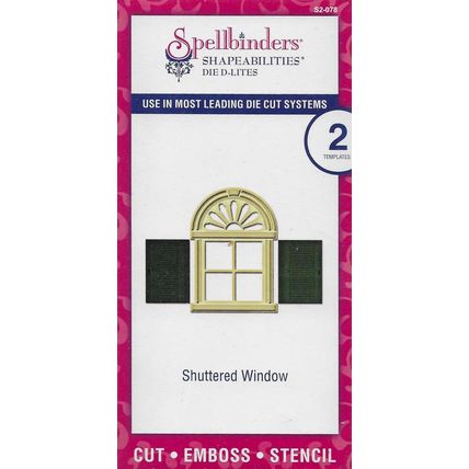 Spellbinders. Shuttered Window Die Set. Die Cutting Cardmaking Scrapbooking