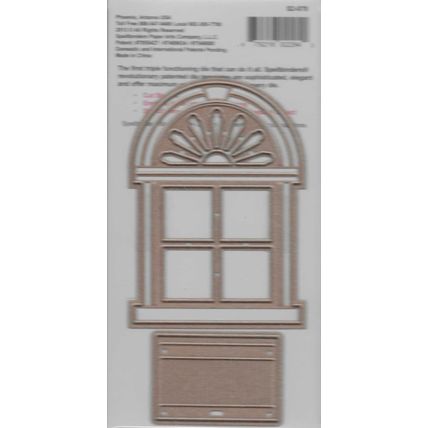 Spellbinders. Shuttered Window Die Set. Die Cutting Cardmaking Scrapbooking