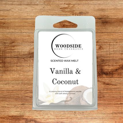 Woodside Home Fragrance Wax Melts - Vanilla & Coconut