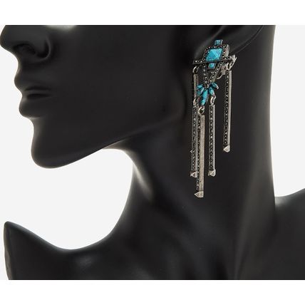 VALENTINO GARAVANI Stone Studded Drop Earrings (RARE & COLLECTABLE)