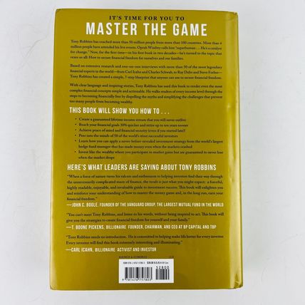 Tony Robbins MONEY Master the Game 7 Simple Steps to Financial Freedom Hardcover