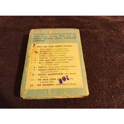 Big Little Book Lassie Adventure In Alaska By George S Elrick 4.0 VG Shape 1968