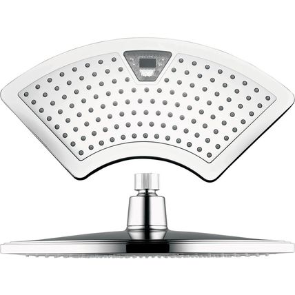Dream Spa Aquafan 12 Inch All-Chrome Rainfall-Led-Shower-Head with Color-Changin