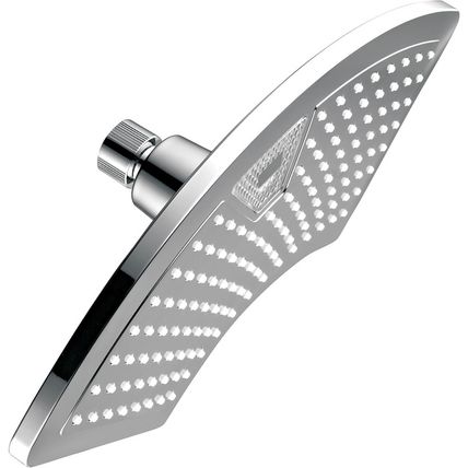 Dream Spa Aquafan 12 Inch All-Chrome Rainfall-Led-Shower-Head with Color-Changin