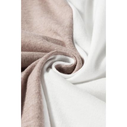 Khaki Colorblock Long Sleeve Crew Neck Top