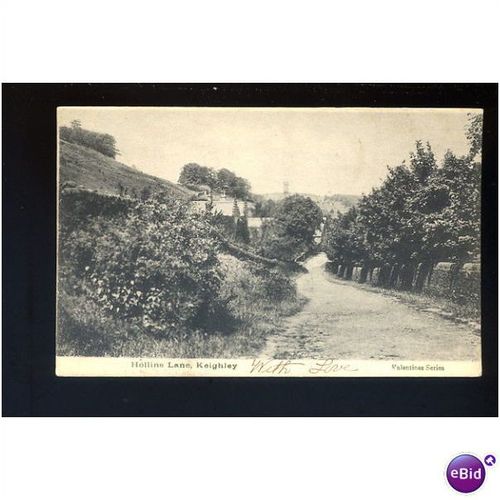 Yorkshire KEIGHLEY Hollins Lane Postcard by Valentine