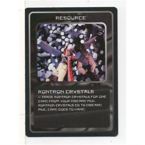 CCG - DOCTOR WHO - KONTRON CRYSTALS (1996) RARE