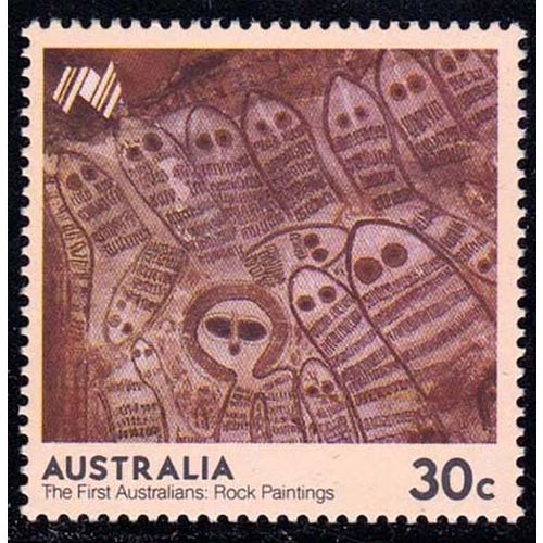 Australia 1984 First Australians 30c MNH Stamp Wanjina Spirit Rock Paintings