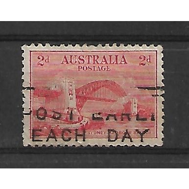 Australia.SG141 2d Sydney Harbour Bridge (Scarlet).Fine Used.July20