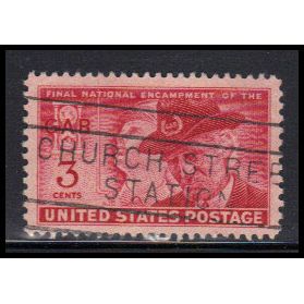 Used 985 3c Grand Army of Republic Very Fine KA7772
