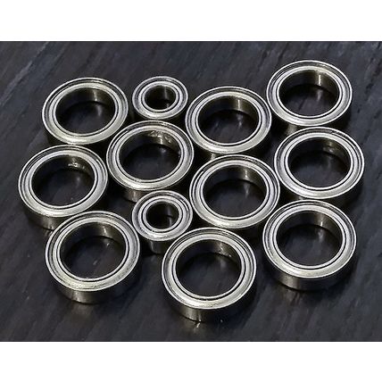 (12pcs) SCHUMACHER NITRO 21 XTR / NITRO 21 XTR-3E Metal Sealed Ball Bearing Set
