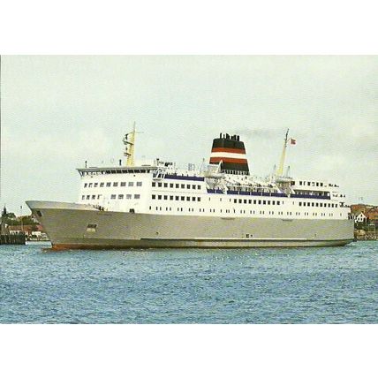 Bornholmstrafikken MV POVL ANKER Company Postcard