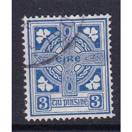 IRELAND EIRE 1940-68 WMK 22 TYPE 3d VALUE USED SG116
