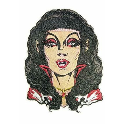 Classic Monster Portraits-5 Embroidered Iron on/Sew Patch [7.8" X 6"]