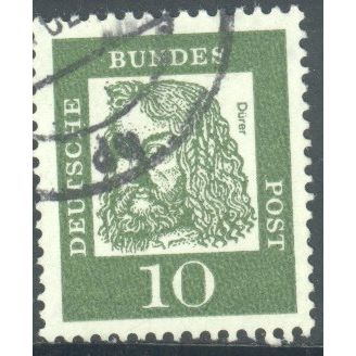 Germany 1961 - SG1264 - 10pf green - "Durer" - used 3
