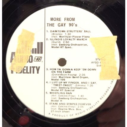 Paul Eakins More Gay 90's Village 1965 LP Vinyl Record Album (P9)