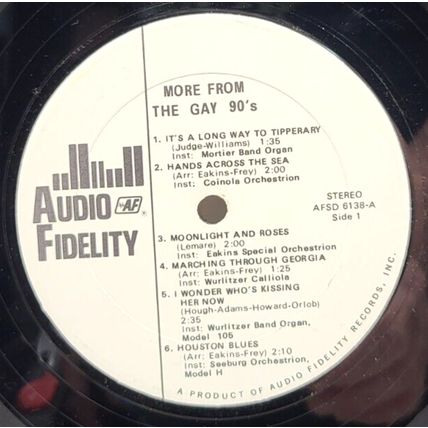 Paul Eakins More Gay 90's Village 1965 LP Vinyl Record Album (P9)